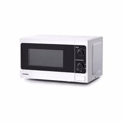 Toshiba 800w 20L Microwave Oven with Function Defrost and 5 Power Levels, Stylish Design  White - MM-MM20P(WH)