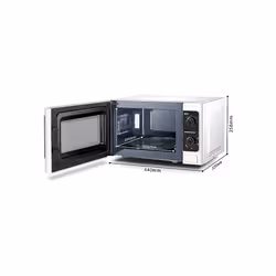 Toshiba 800w 20L Microwave Oven with Function Defrost and 5 Power Levels, Stylish Design  White - MM-MM20P(WH)