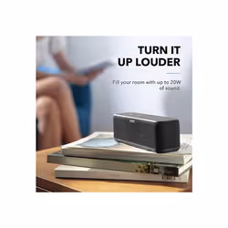 Anker Soundcore Boost Bluetooth Speaker with Well-Balanced Sound, BassUp, 12H Playtime, USB-C, IPX7 Waterproof, with Customizable EQ via App