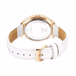 Guess Ladies Watch Love Heart White Leather Strap W0543L1