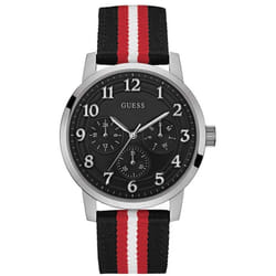 Guess Mens Watch Silver Black Smart Look Stunning Watches W0975G1