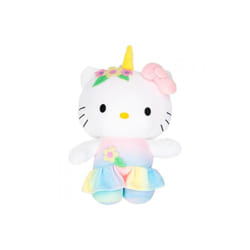 Hello Kitty 874238 Hello Kitty Unicorn Rainbow 12 Inch Plush Figurine Toy