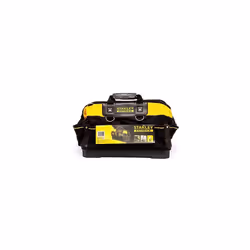 STANLEY FATMAX Technician Tool Bag, Heavy Duty 600 Denier and Leather, Multifunctional Tool Storage Organiser, 18 Inch, 1-93- ...