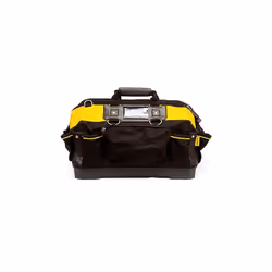 STANLEY FATMAX Technician Tool Bag, Heavy Duty 600 Denier and Leather, Multifunctional Tool Storage Organiser, 18 Inch, 1-93-950