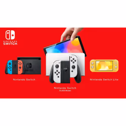 Nintendo Switch (OLED Model) - Neon Blue/Neon Red
