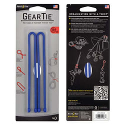 Nite Ize GT12-2PK-03 cable tie Rubber Blue 2 pc(s)