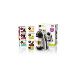 De'Longhi NescafÃ© Dolce Gusto Mini Me, Single Serve Capsule Coffee Machine Starter Kit, Including 6 boxes of Coffee Pods, EDG155.BG, 230 Milliliters