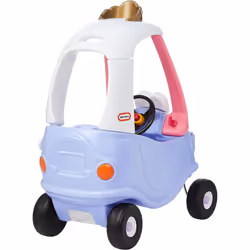 little tikes 173165E3 Fairy Cozy Coupe Car-Ride-On with Real Working Horn, Clicking Ignition Switch, and Fuel Cap-Ages 18 Months to 5 Years, Purple