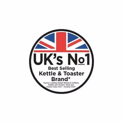 4-Slice Toaster 21651-Black, Plastic, Black & 26051 Cordless Electric Kettle Contemporary Honeycomb Design with Fast Boil and Boil Dry Protection