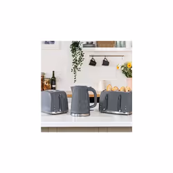 Russell Hobbs 26053 Cordless Electric Kettle - Contemporary Honeycomb Design with Fast Boil and Boil Dry Protection, 1.7 Litre, 3000 W, Grey