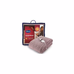 Silentnight Comfort Control Heated Throw - Fleece Heating Overblanket Electric Heated Throw - Luxury Machine Washable Blanket ...
