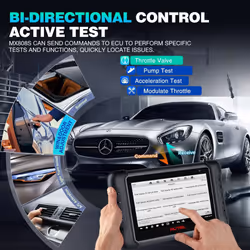 Autel MaxiCheck MX808S Auto Diagnostic Tool All System Scanner Bi-Directional Control ABS SRS EPB Upgraded of MX808 MK808