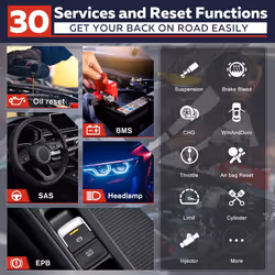 Autel MaxiCheck MX808S-TS Auto Diagnostic Scanner TPMS Programming  Bi-directional Active Test Tool Upgrade of MK808TS MK808BT PRO MK808S