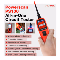 Autel Powescan PS100 Circuit Tester Electrical System Diagnostic Tool 12V 24V