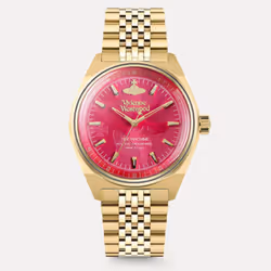 Vivienne Westwood Sydenham Womens Fashion Quartz Watch Elegant Office Ladies Watches - Pink