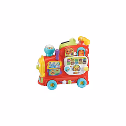 VTech Baby 4-in-1 Alphabet Train, Baby Walker with Lights, Sounds and Songs, Educational Toys Teaches Animals, Colours, Numbers and More