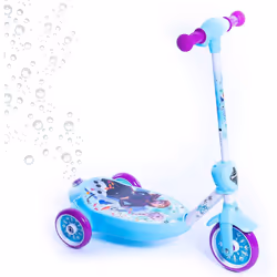Huffy Disney Frozen Bubble Electric Scooter For Kids 3-5 Years 6v Battery Toy Ride On Scooter With Bubble Machine ft Anna, El ...