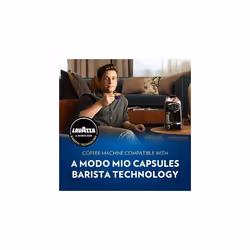 A Modo Mio Jolie, Coffee Capsule Machine, Compatible with A Modo Mio Coffee Pods, Quiet, with Removable Cup Rest, Automatic Shut-Off