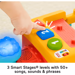 Fisher-Price Little People Big ABC Animal Train, push-along toy vehicle with lights, music and Smart Stages learning content