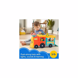 Fisher-Price Little People Big ABC Animal Train, push-along toy vehicle with lights, music and Smart Stages learning content for kids ages 1+