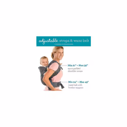 Infantino Flip Advanced 4-in-1 Carrier with Bib - Ergonomic, Convertible, Face-in and Face-out Front and Back Carry for Newborns and Older Babies