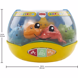 Fisher-Price DYM75 Laugh & Learn Magical Lights Fishbowl Toys, Multicolor, n.a
