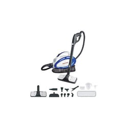 Polti PTGB0049 Vaporetto Go Steam Cleaner, 3.5 Bar, kills and eliminates 99.99% * of viruses, germs and bacteria, White/Blue, 28.5 cm*35.0 cm*28.0 cm