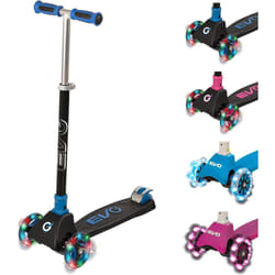 Light Up Wheels For Kids  Foldable Kids Scooter With Adjustable Height Handles  Balance Childrens 3 Wheel Scooter Scooters For Kids Aged 5+