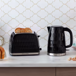Russell Hobbs 26051 Cordless Electric Kettle - Contemporary Honeycomb Design with Fast Boil and Boil Dry Protection, 1.7 Litre,