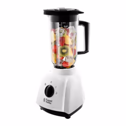 Russell Hobbs Food Collection 1.5L Plastic Jug Blender, 2 speeds & pulse setting, Removable Stainless Steel blades