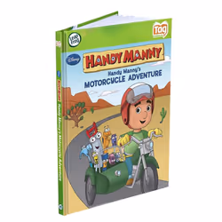 LeapFrog Tag Book: Disney Handy Manny's Motorcycle Adventure (Works with LeapReader)