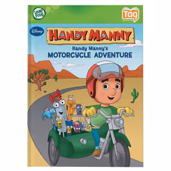 LeapFrog Tag Book: Disney Handy Manny's Motorcycle Adventure (Works with LeapReader)