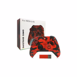 2.4G Wireless Gamepad For Xbox One Six Axis Vibration with Turbo Game - Camo Red