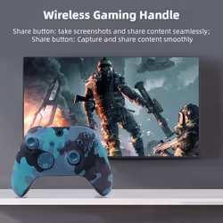 2.4G Wireless Gamepad For Xbox One Six Axis Vibration with Turbo Game - Camo Red