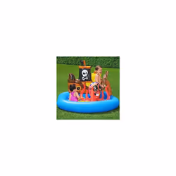Bestway Ships Ahoy Water Play Centre | Kids Pirate Inflatable Water Park, Garden Toys with Octopus Ring Toss for Kids and Toddlers, Ages 2+