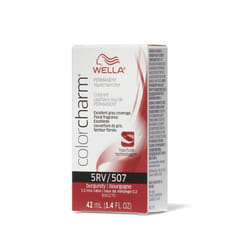 5RV Burgundy Wella Color Charm Permanent Haircolor - 5RV Burgundy