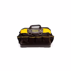 STANLEY FATMAX Technician Tool Bag, Heavy Duty 600 Denier and Leather, Multifunctional Tool Storage Organiser, 18 Inch, 1-93-950