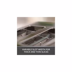Breville Curve 4-Slice Toaster with High Lift and Wide Slots | Grey & Chrome [VTR013]