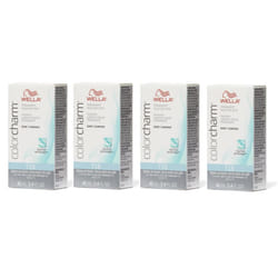 Wella Blonde Colour Charm | Permanent Liquid Hair Toners - 4pk Lightest Ash Blonde