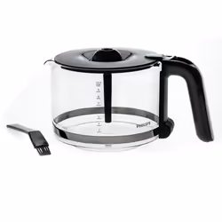 Philips CP9948 Coffee jug, HD7761/00, HD7762/00, Black, Transparent, Glass