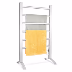 2-in-1 Electric Towel Warmer 100W Heater Drying Cloth Stand Rack