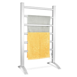 2-in-1 Electric Towel Warmer 100W Heater Drying Cloth Stand Rack
