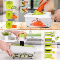 Vegetable Cutter Fruit Cutter 23 Pieces Vegetable Choppers Mandolin Slicer Onion Chopper Food ChopperÂ