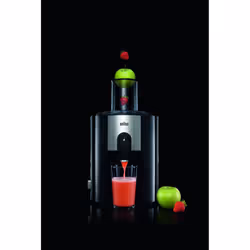 Braun J500 Spin Juicer extractor for whole fruit, citrus & vegetables 900 Watt, 2 speeds, anti splash spout, 1.25L