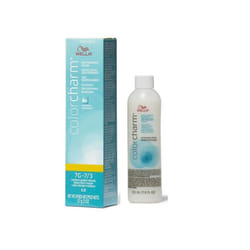 ) Wella Color Charm 7G Medium Golden Brown Demi â Permanent Haircolor - 7G + Activating Lotion (7.8oz