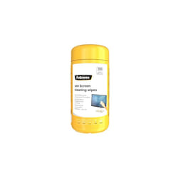 Fellowes 100 Screen and Keyboard Wipes Tub for Home and Office - Monitor/Laptop/iPad/Mobile Phone/Tablet Cleaning Wipes Singular Pack Multi