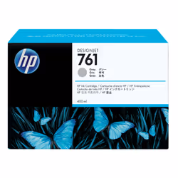 HP 761 400-ml Gray DesignJet Ink Cartridge, Standard Yield, Grey, Dye-based ink, 400 ml, 1 pc(s)