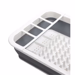 Beldray LA031051 Collapsible Dish Draining Board, White/Grey