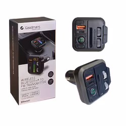 Goodmans Wireless Bluetooth To FM Transmitter With Twin USB Charger