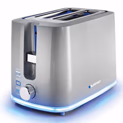 Blaupunkt 2 Slice Illuminating Toaster With Reheat & Defrost functions - Grey